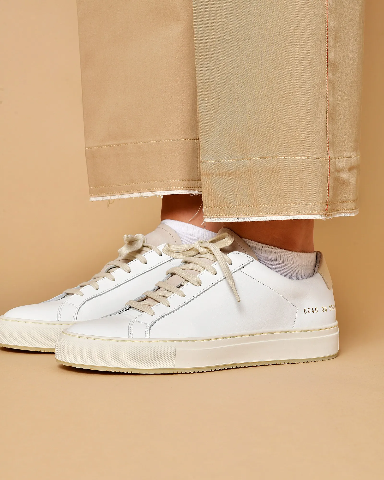 Baskets blanches en cuir Woman by Common Projects 