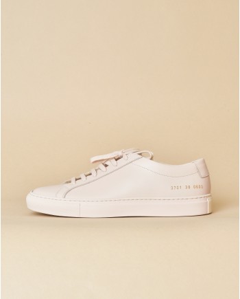 Baskets en cuir rose Woman By Common Projects 