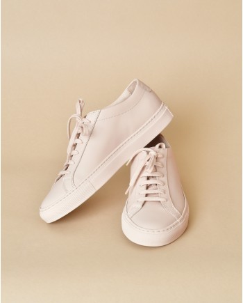 Baskets en cuir rose Woman By Common Projects 