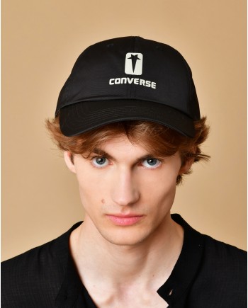 Casquette noire cirée Converse 