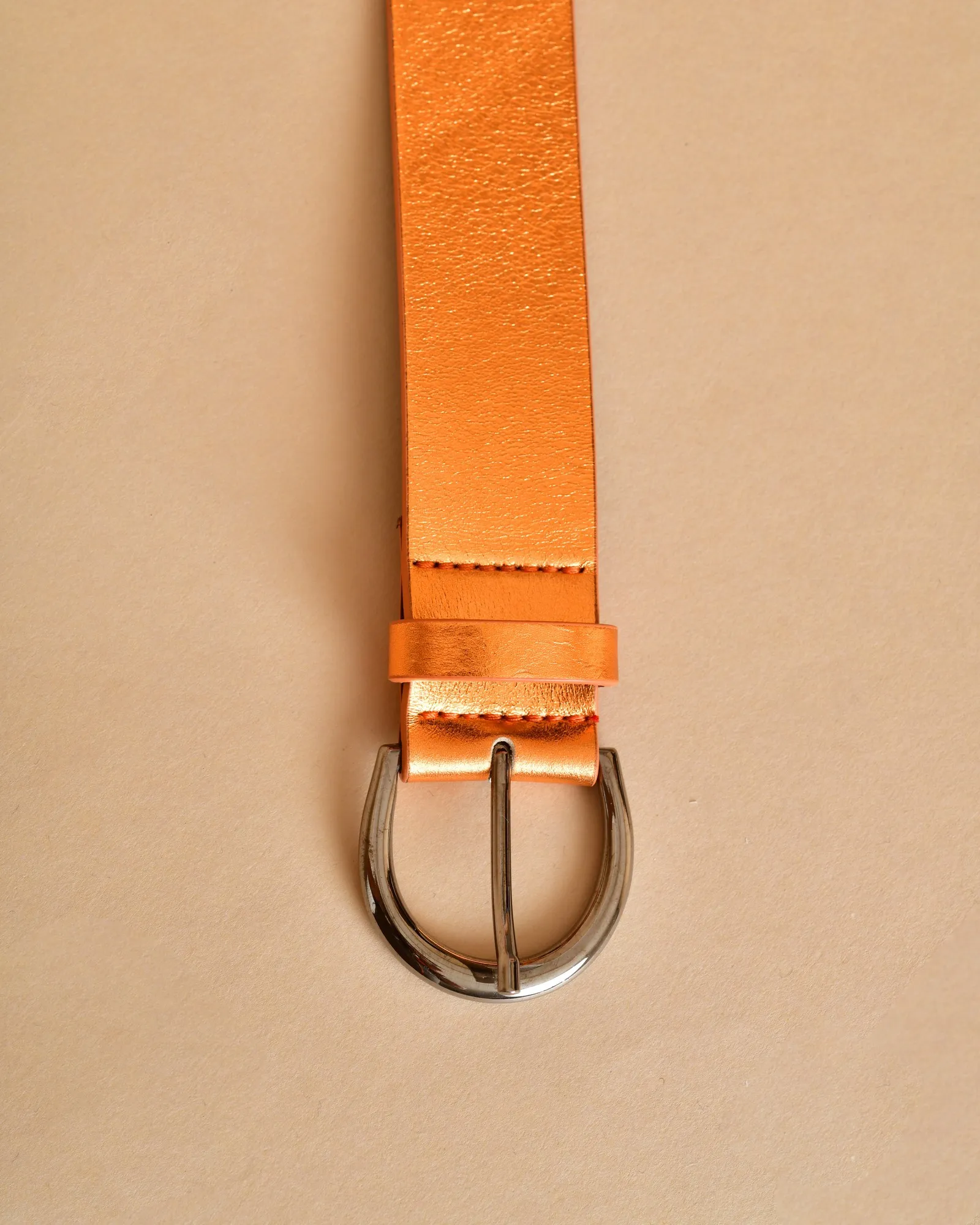 Ceinture orange métallisée MI.YA 