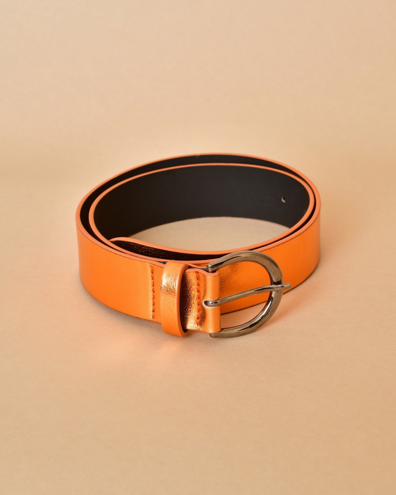 Ceinture orange métallisée MI.YA 