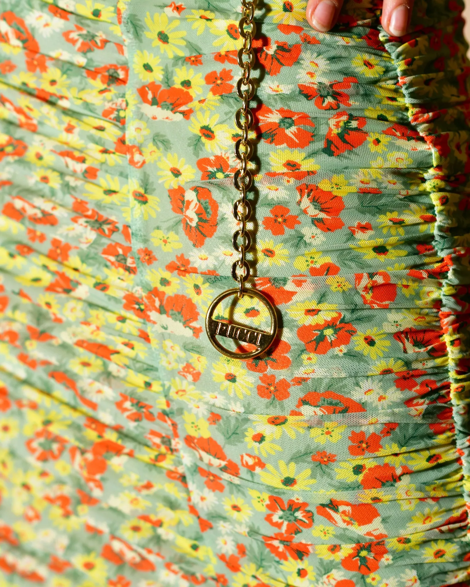 Ceinture à perles colorées Emilio Pucci 