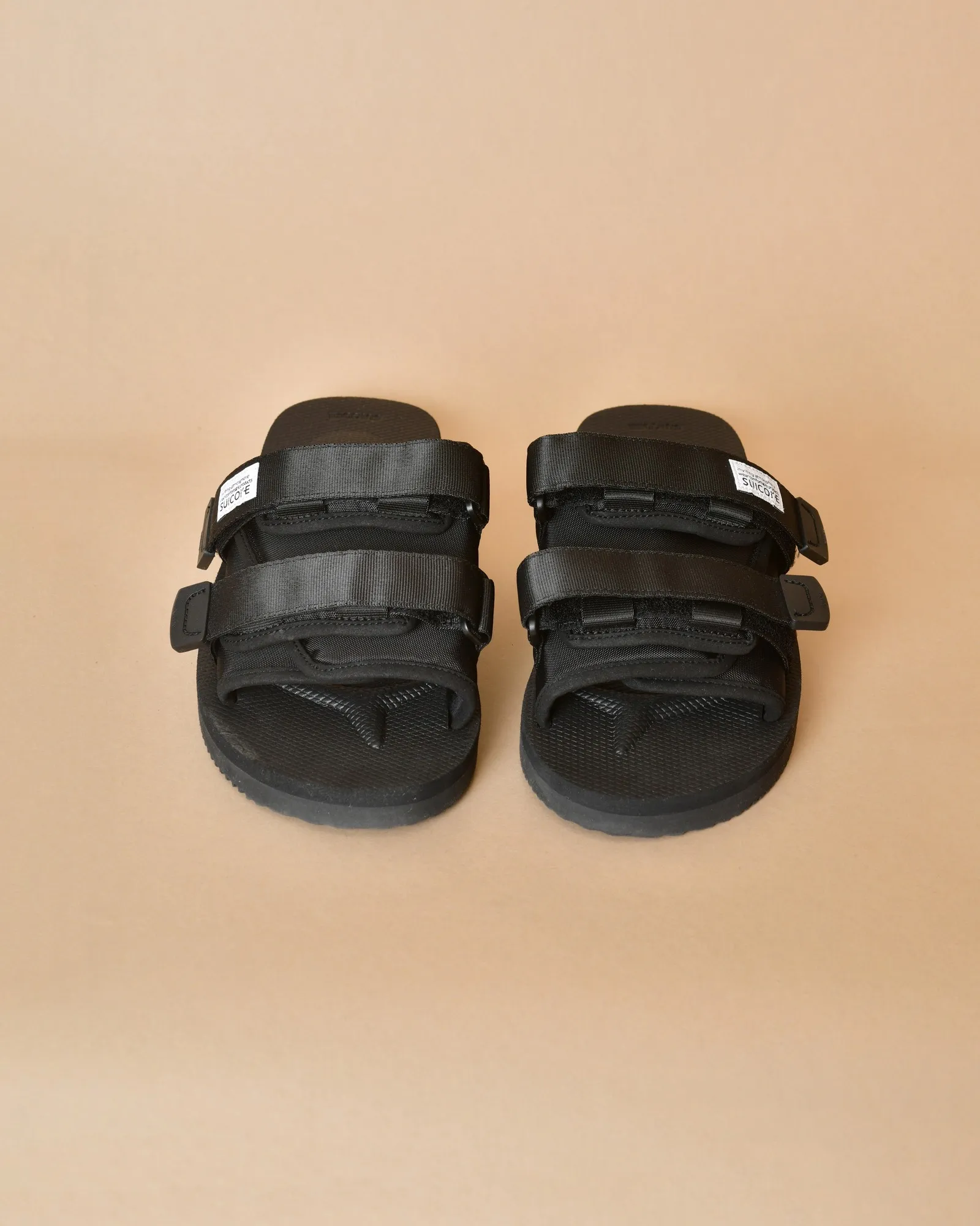 Sandales réglables noires Suicoke 