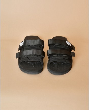 Sandales réglables noires Suicoke 