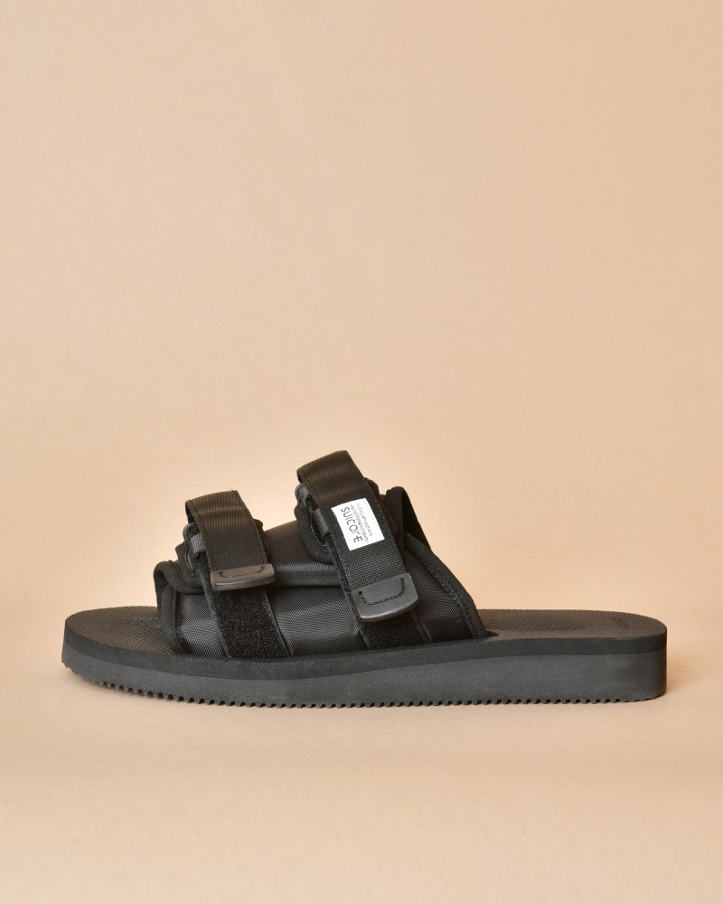 Sandales réglables noires Suicoke 