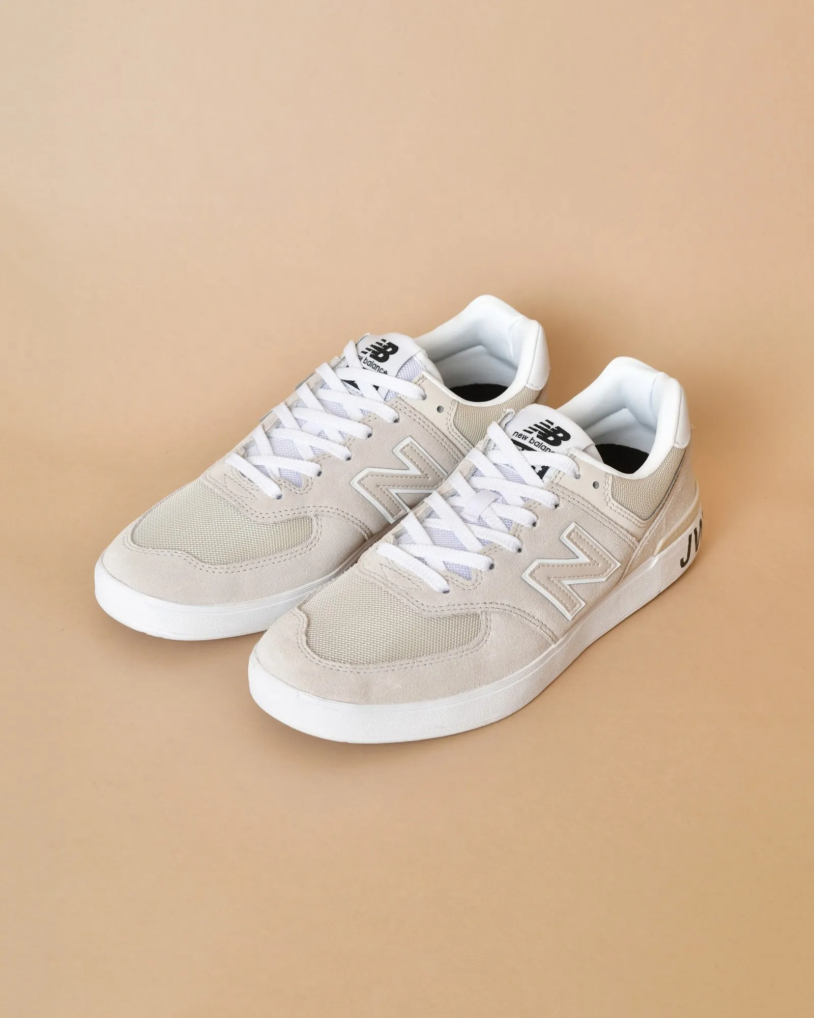 Baskets en daim beige Junya Watanabe MAN x NEW BALANCE 