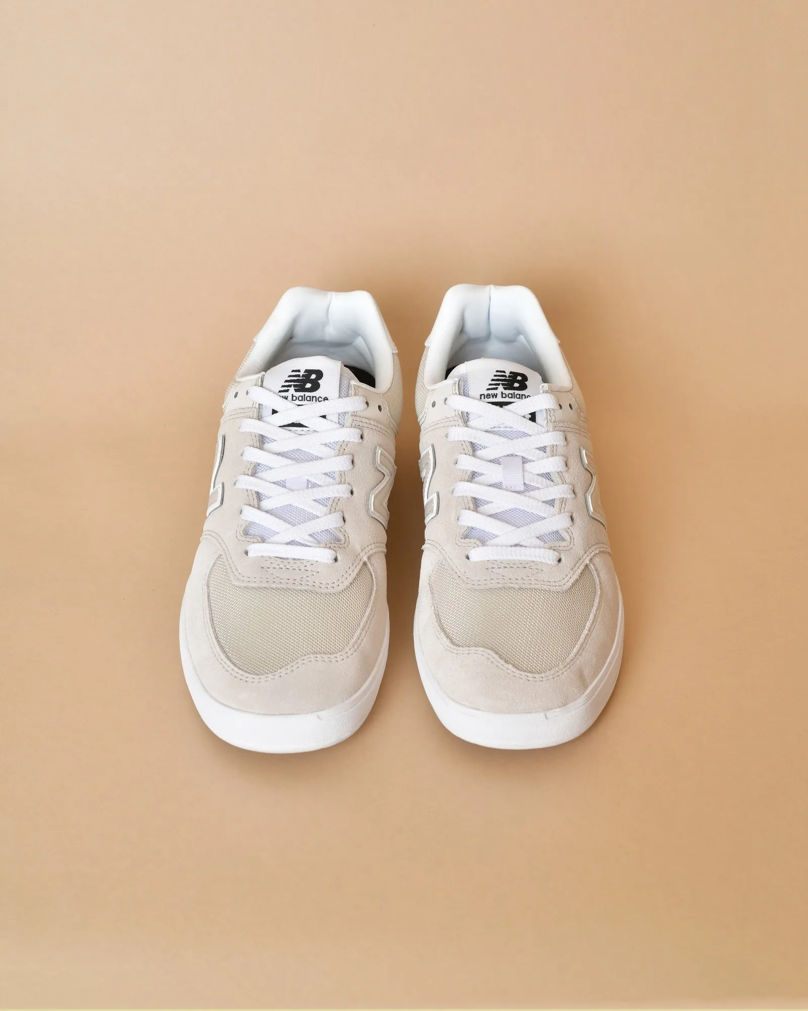 Baskets en daim beige Junya Watanabe MAN x NEW BALANCE 