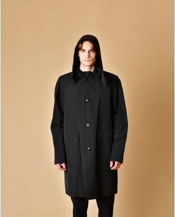 Manteau noir imperméable Palto 