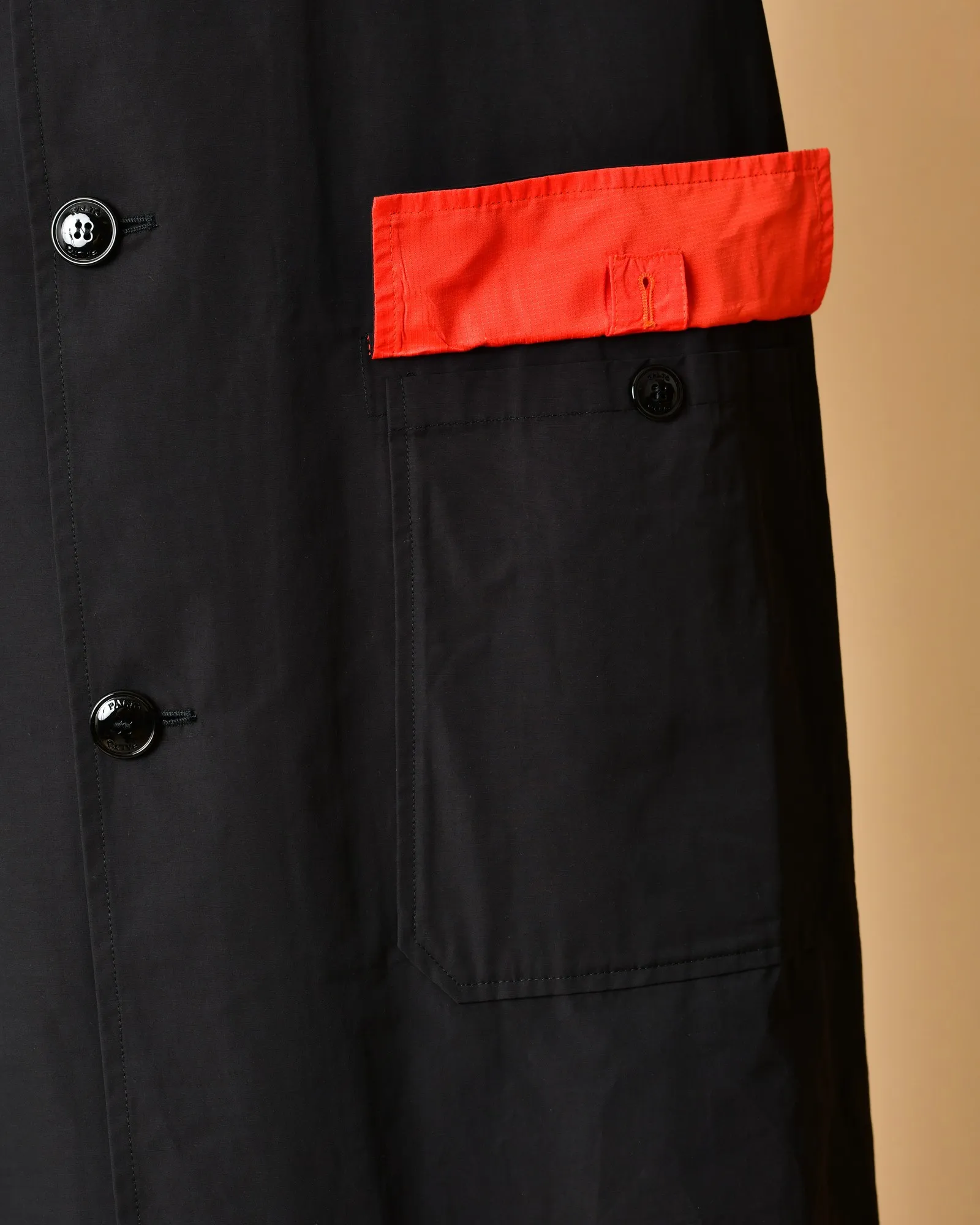 Manteau noir imperméable Palto 