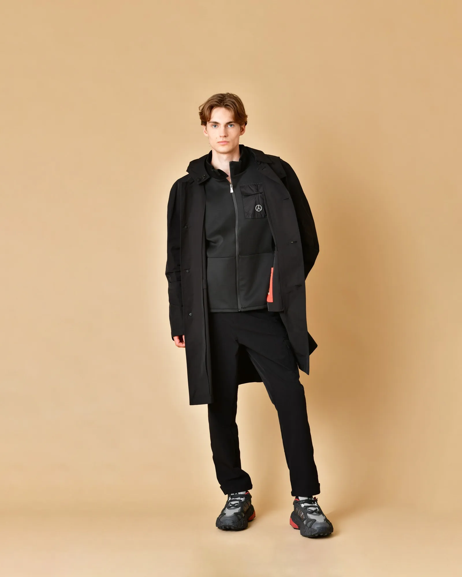 Manteau noir imperméable Palto 