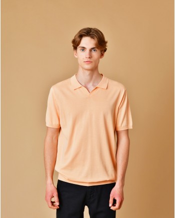 Polo en coton saumon AT.P.CO 