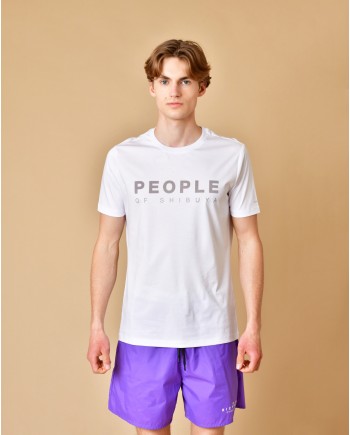 T-shirt en coton blanc People Of Shibuya 