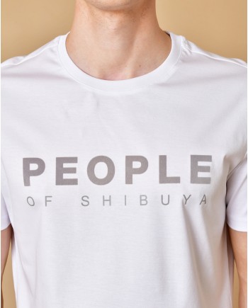 T-shirt en coton blanc People Of Shibuya 