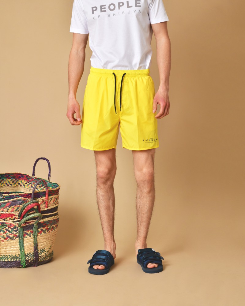 Short de bain jaune John Richmond 