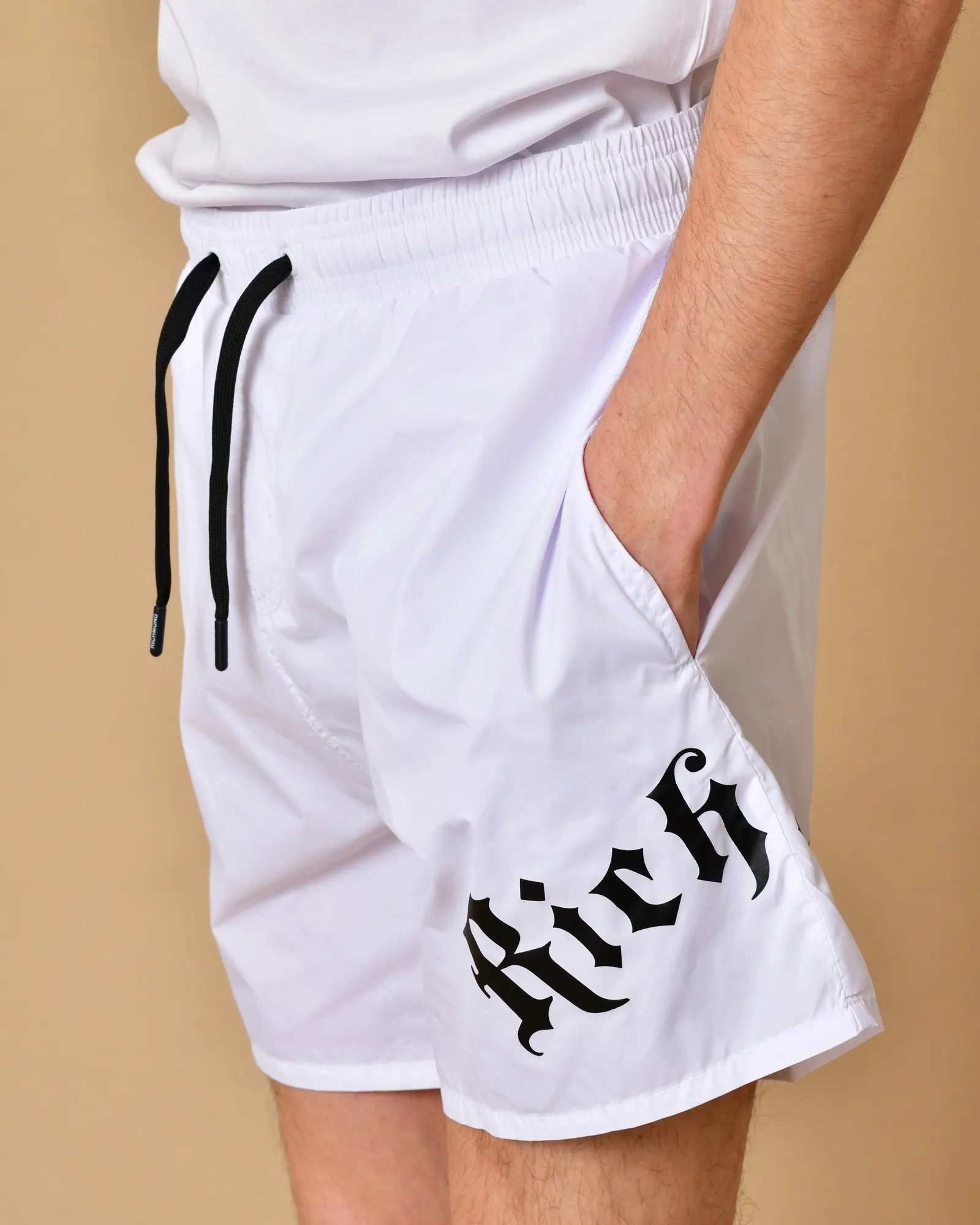 Short de bain blanc John Richmond 