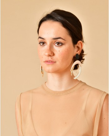 Boucles d’oreilles rose Emilio Pucci 