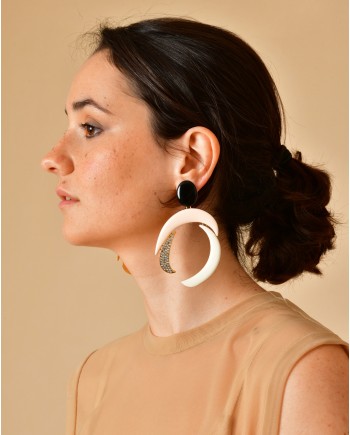 Boucles d’oreilles rose Emilio Pucci 