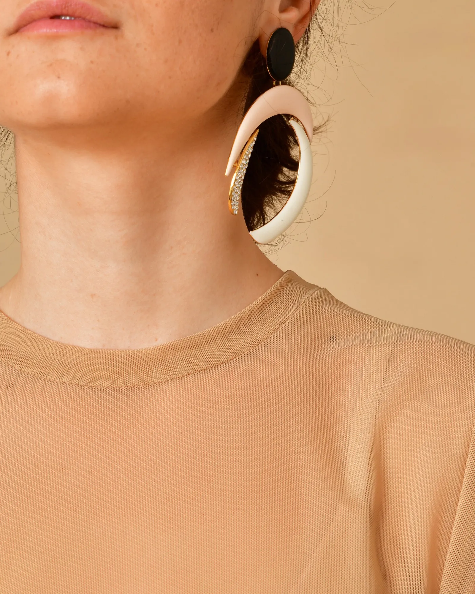 Boucles d’oreilles rose Emilio Pucci 