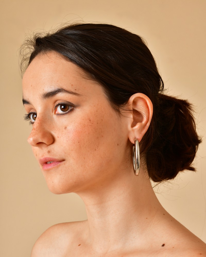 Boucles d'oreilles en plaqué argent Emilio Pucci 