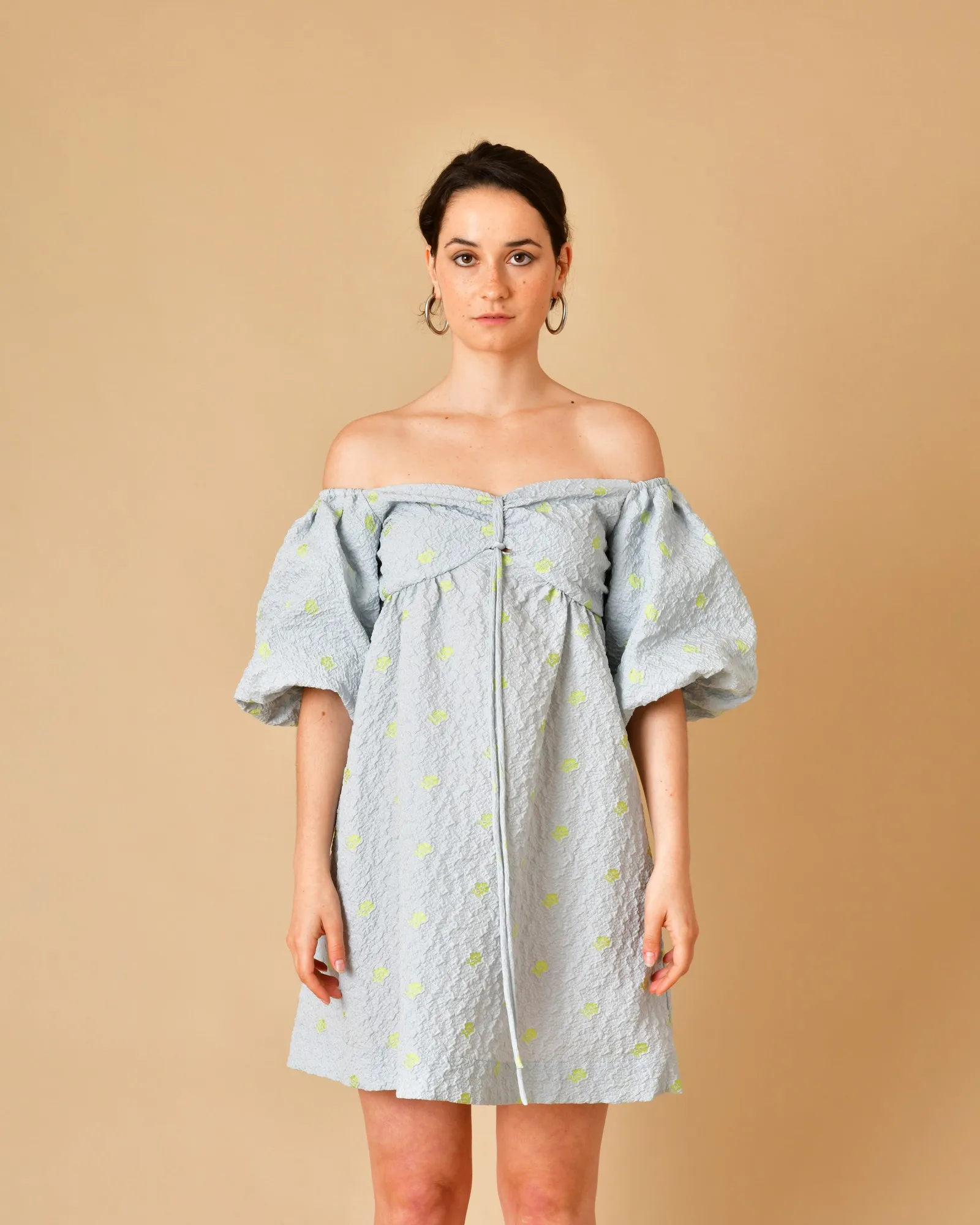 Robe à imprimé jacquard fleurs Béatrice B 