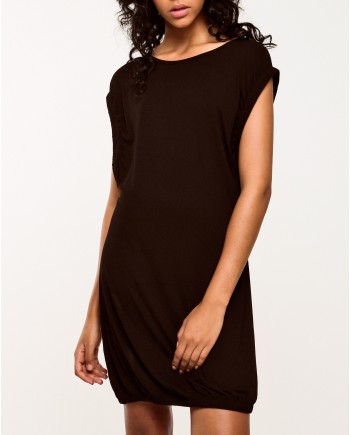 Robe en jersey noir Chacok 