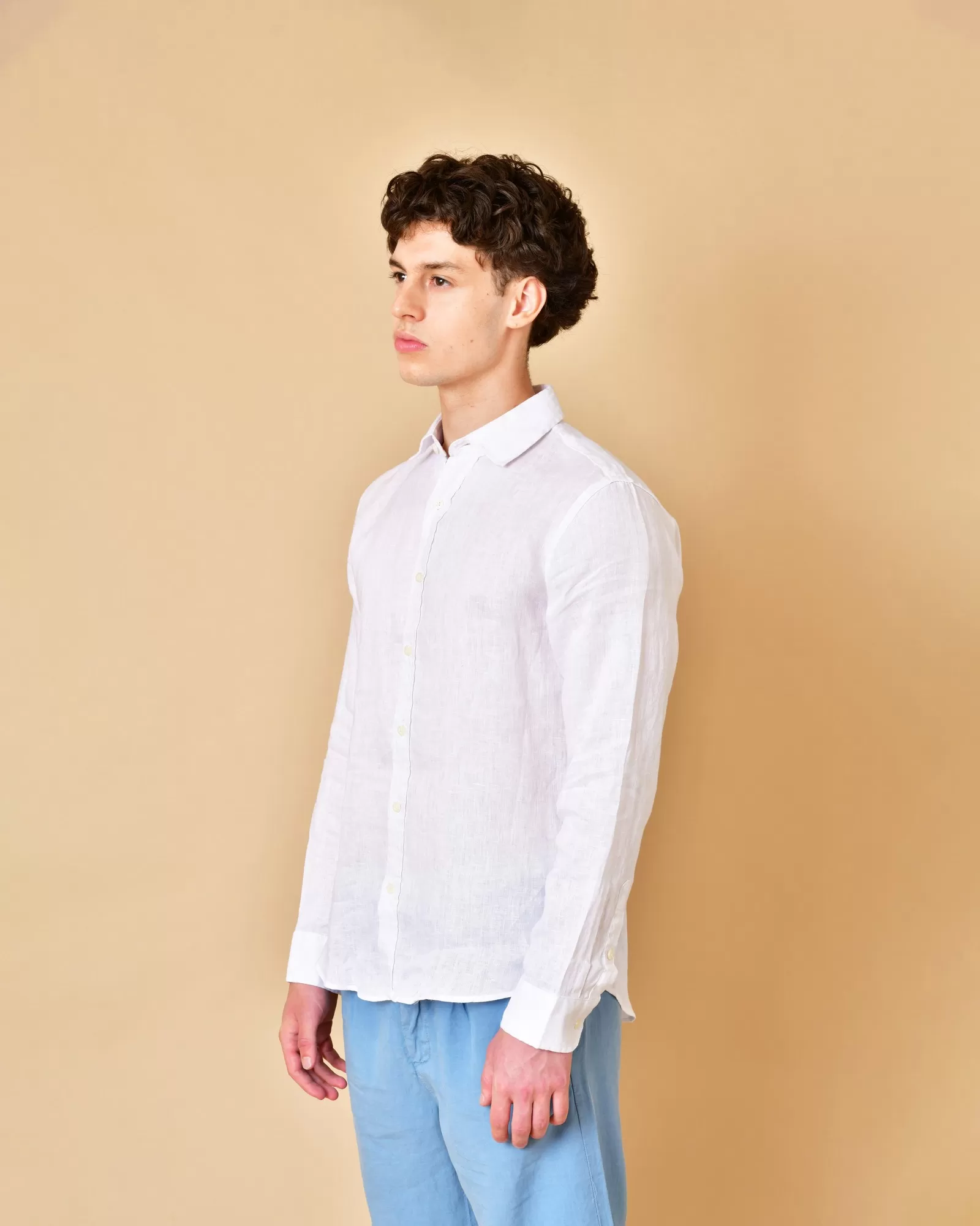 Chemise en lin blanc AT.P.CO 