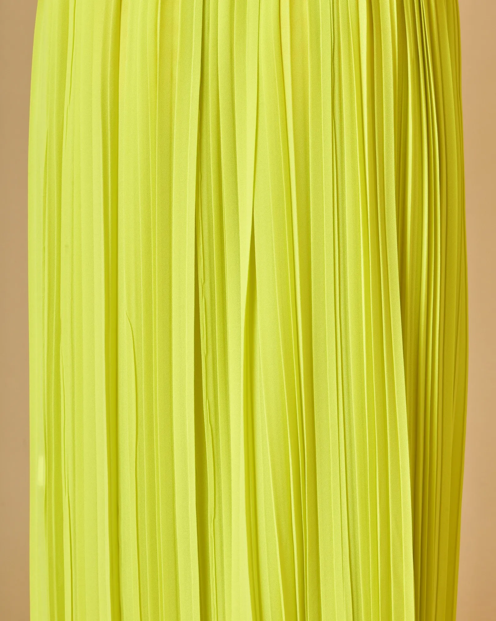 Robe verte plissée Beatrice B 