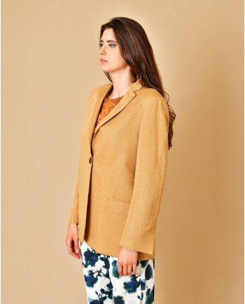 Blazer en lin mélangé Chloé Stora 