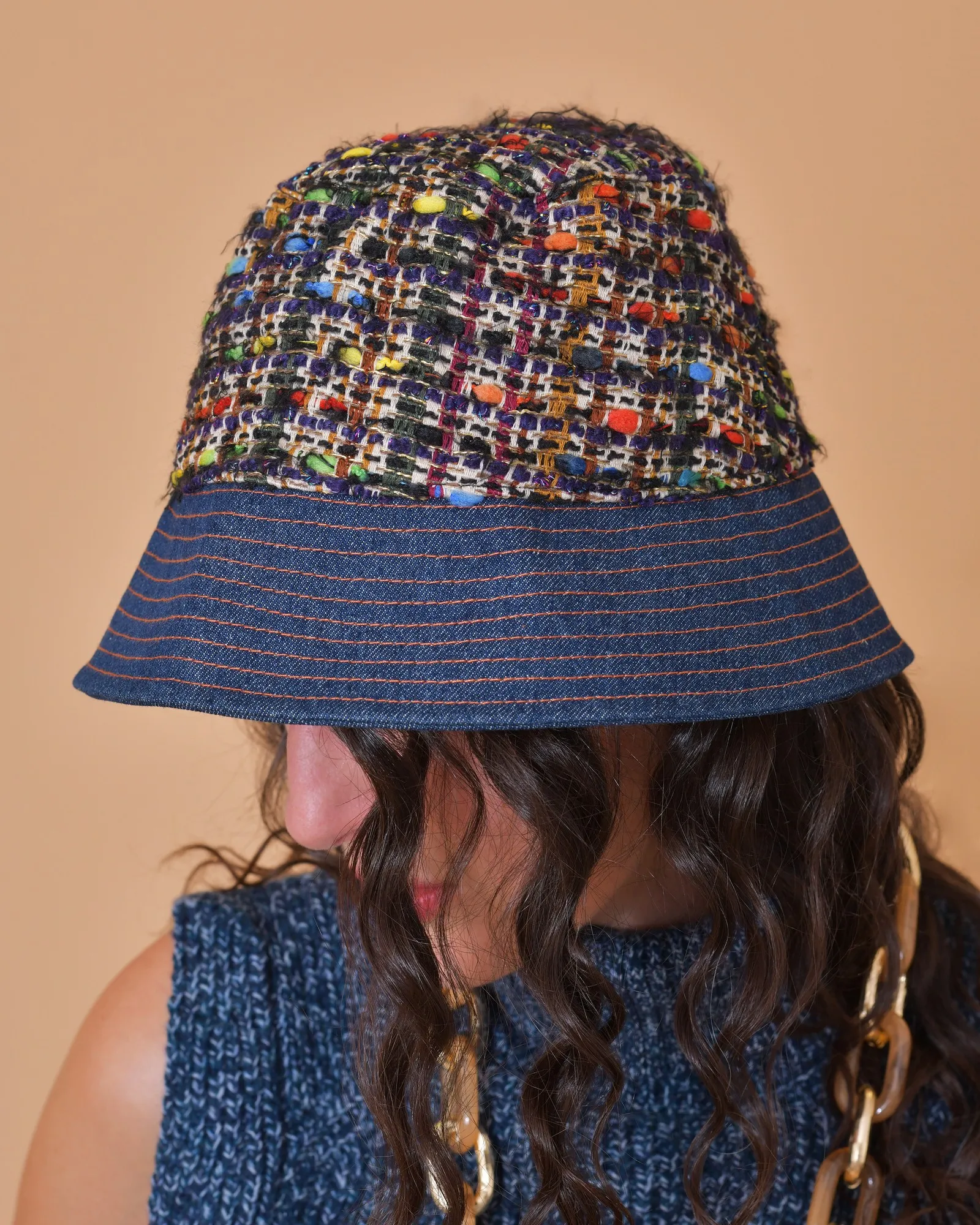 Bob en tweed multicolore Edward Achour 