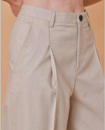 Pantalon large à pinces Chloé Stora 