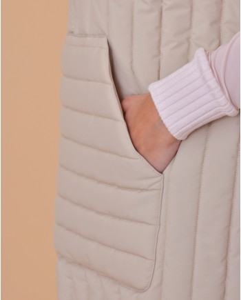 Cape-veste en tissu technique matelassé Peserico 