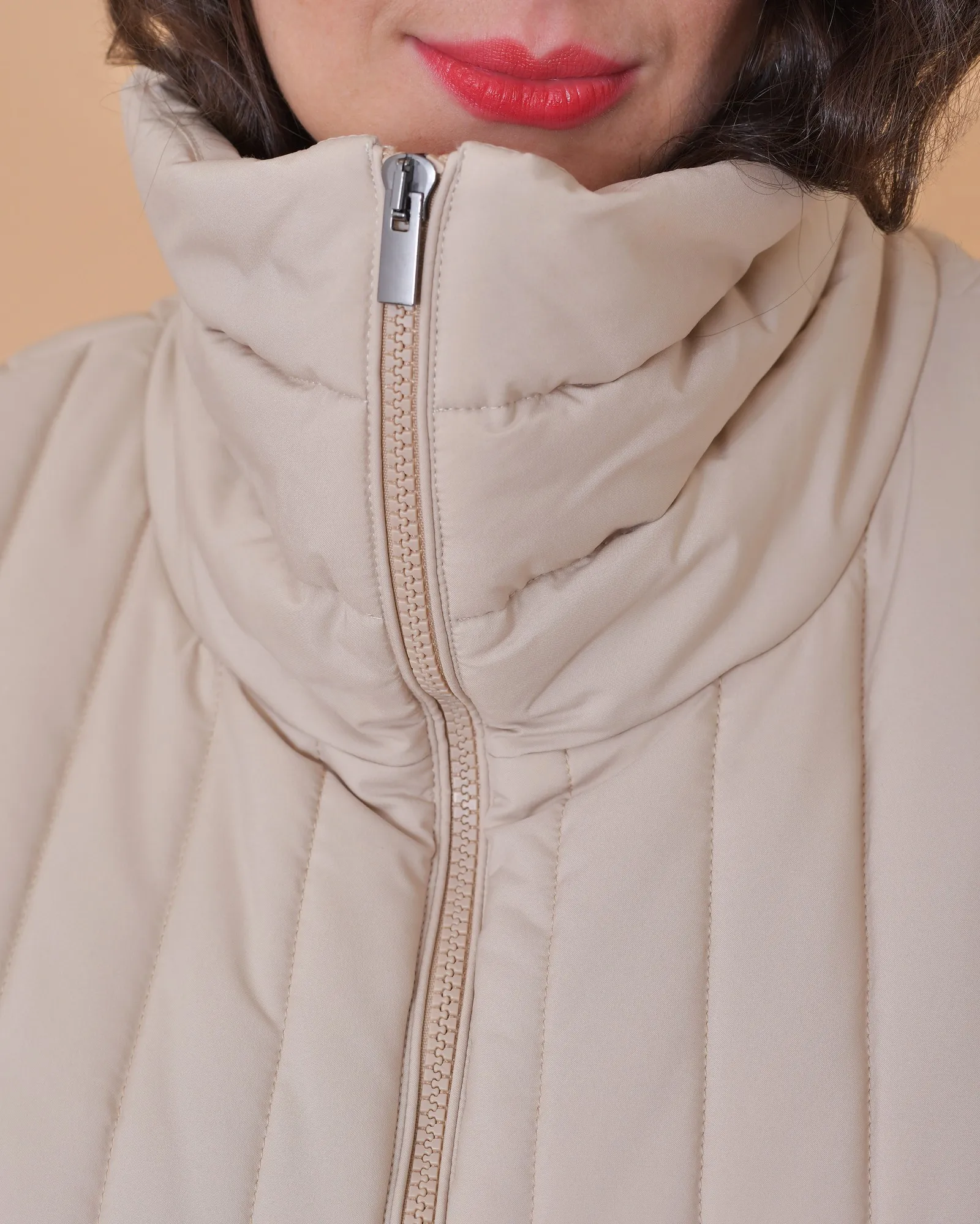 Cape-veste en tissu technique matelassé Peserico 