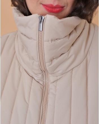 Cape-veste en tissu technique matelassé Peserico 