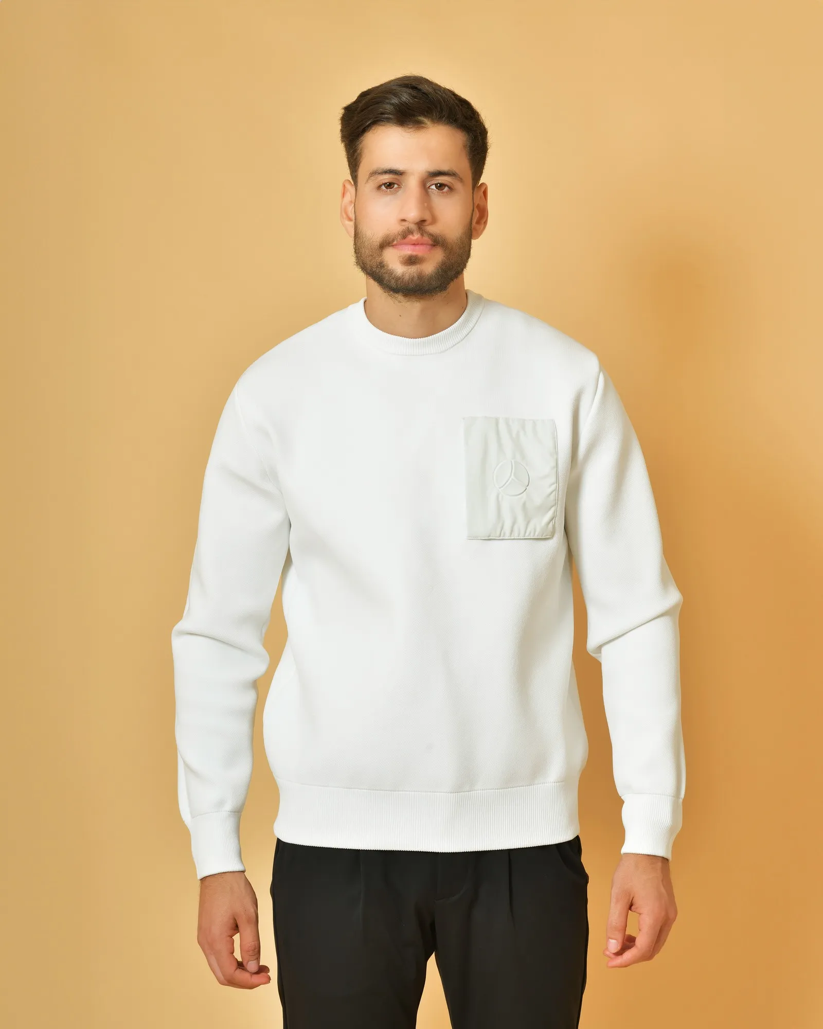 Sweat en maille stretch blanc People Of Shibuya 