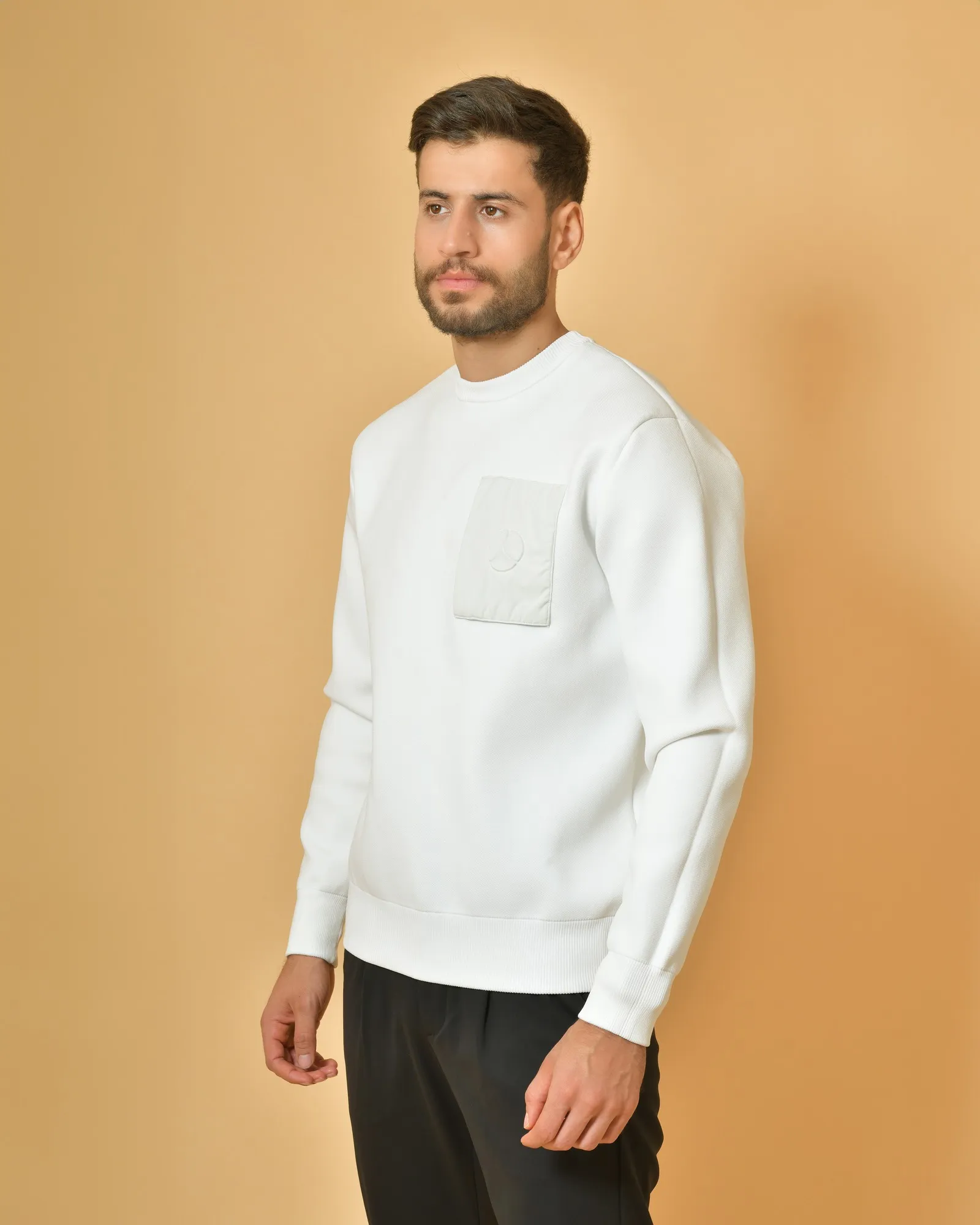 Sweat en maille stretch blanc People Of Shibuya 