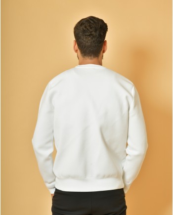 Sweat en maille stretch blanc People Of Shibuya 