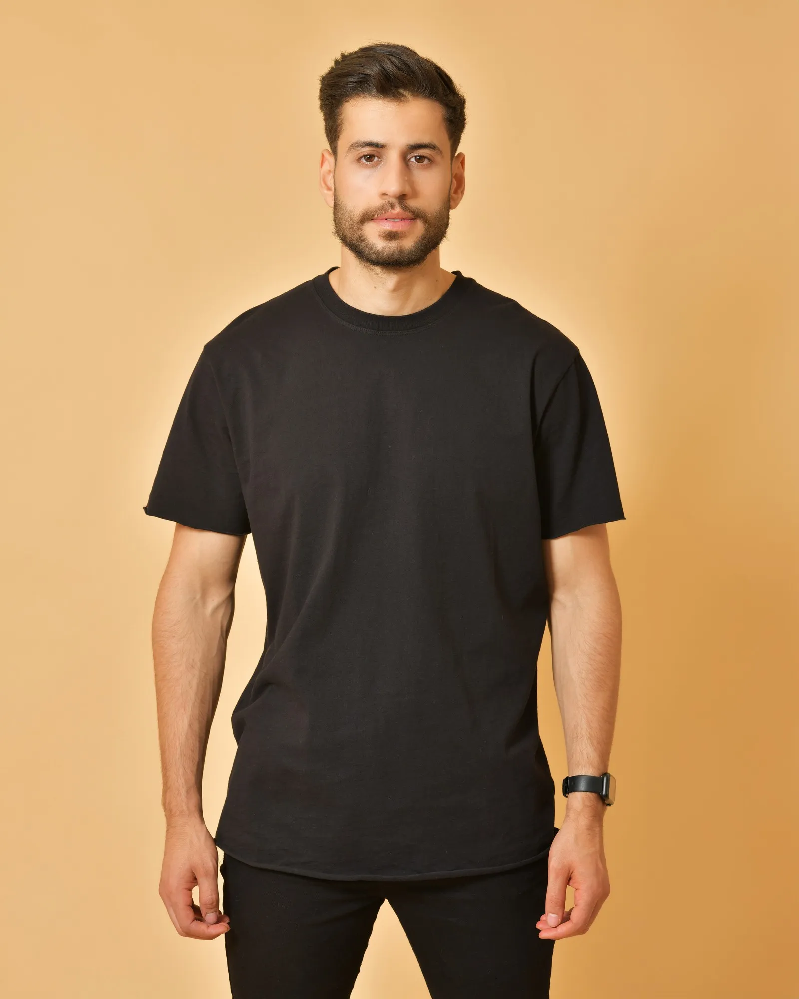 T-shirt en coton noir John Elliott 