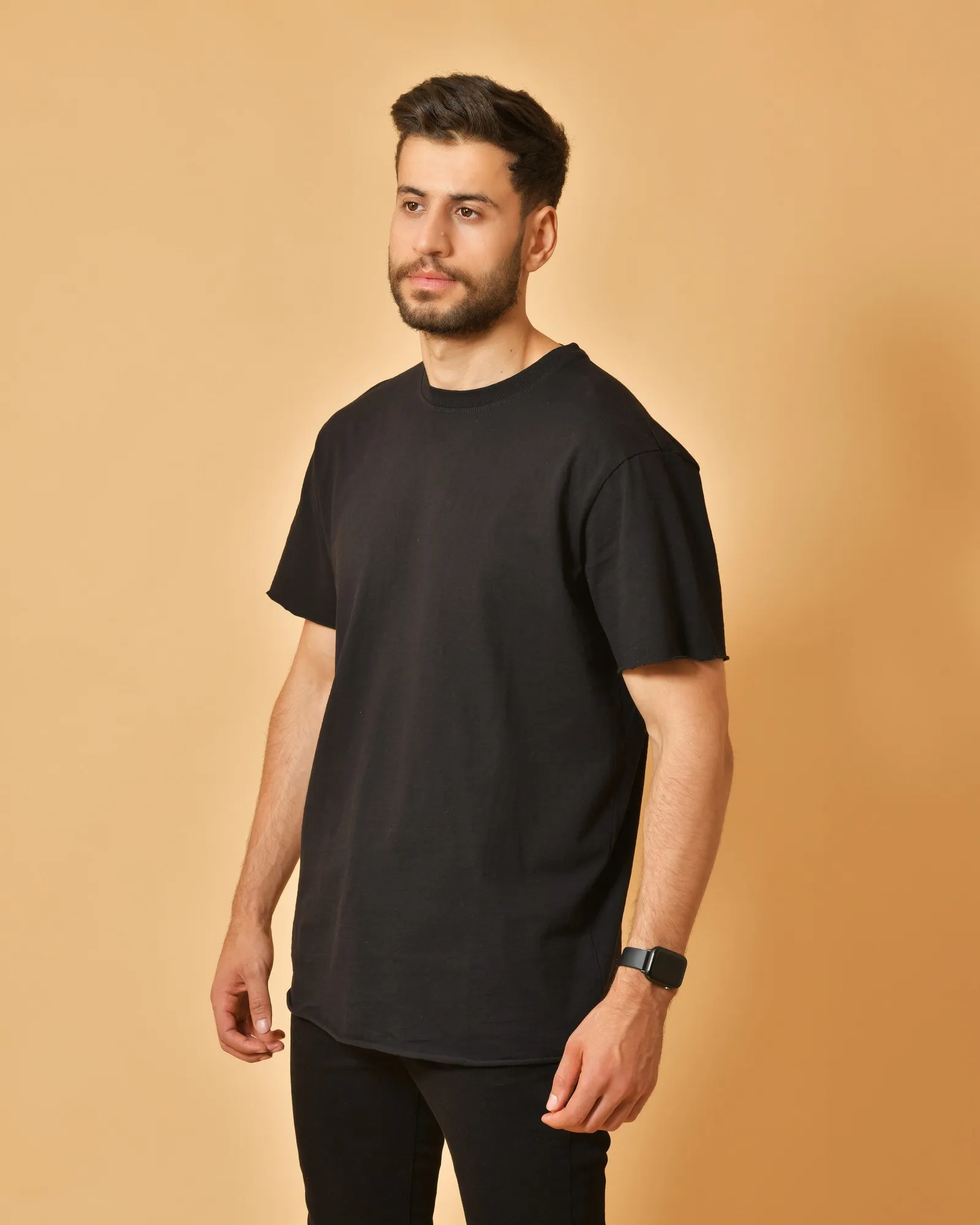 T-shirt en coton noir John Elliott 