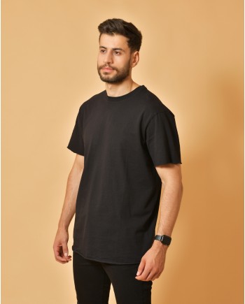 T-shirt en coton noir John Elliott 