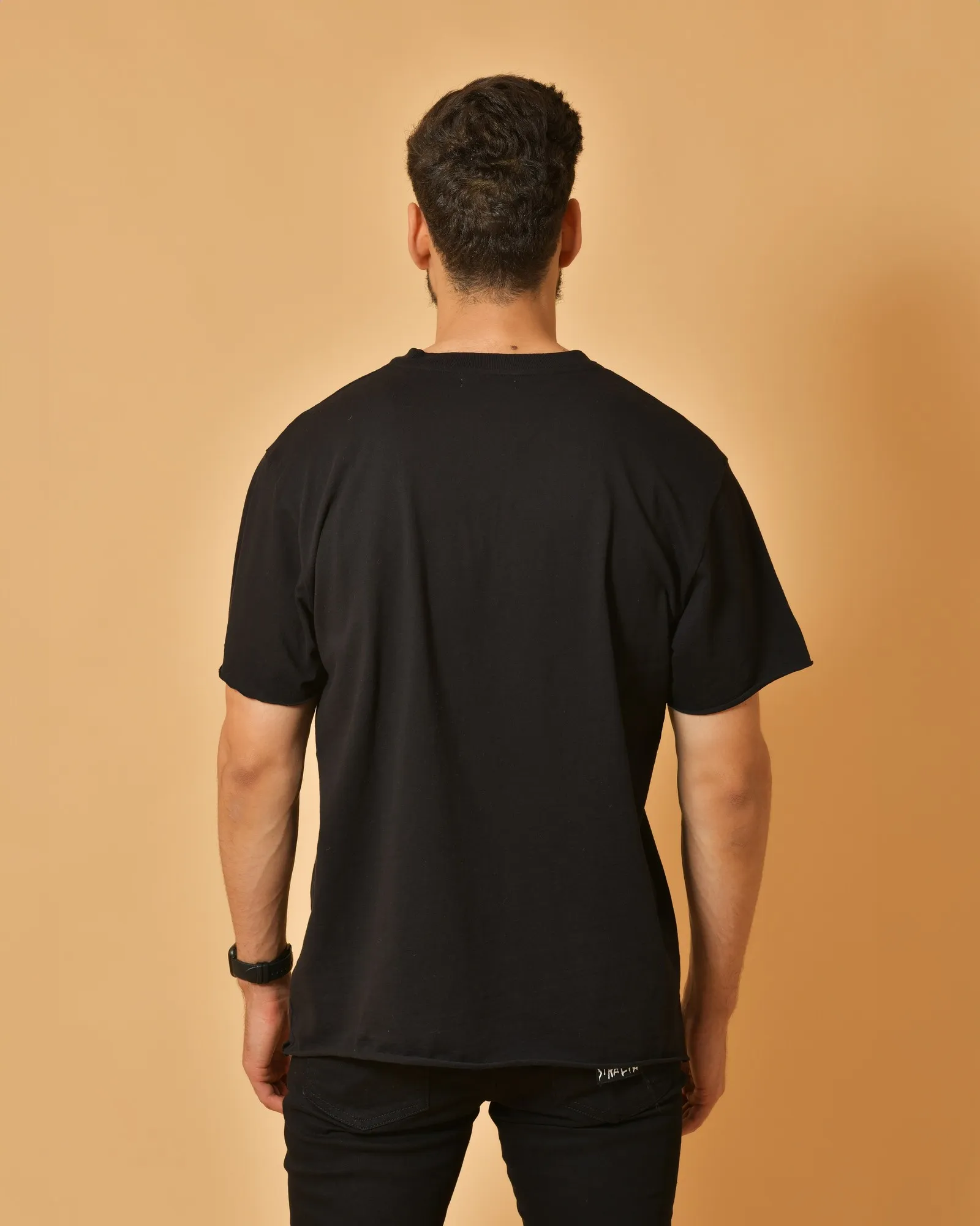 T-shirt en coton noir John Elliott 