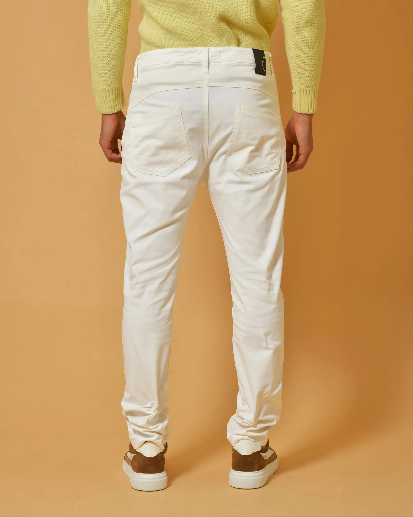 Pantalon en coton blanc Nostra Santissima 