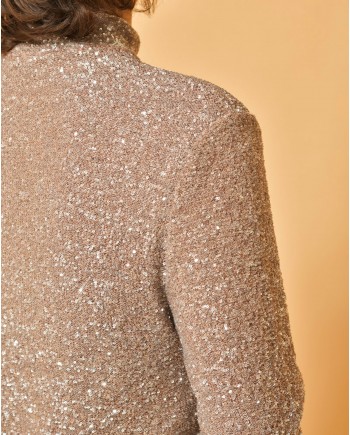 Pull en maille à paillettes Fabiana Filippi 