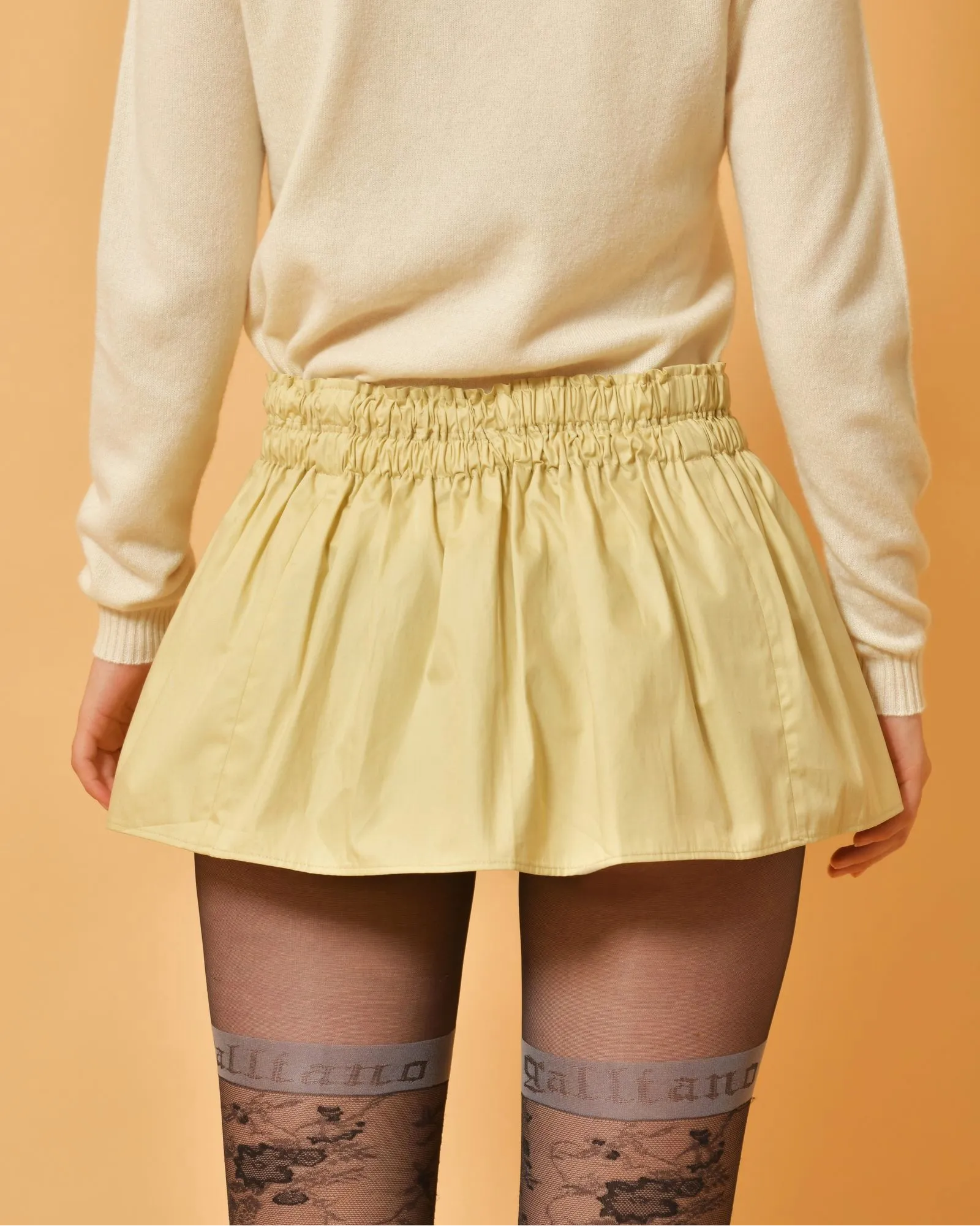 Jupe en coton beige Fabiana Filippi 