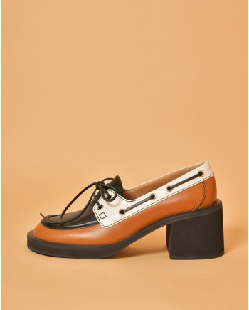 Mocassins plate-formes en cuir JW Anderson 