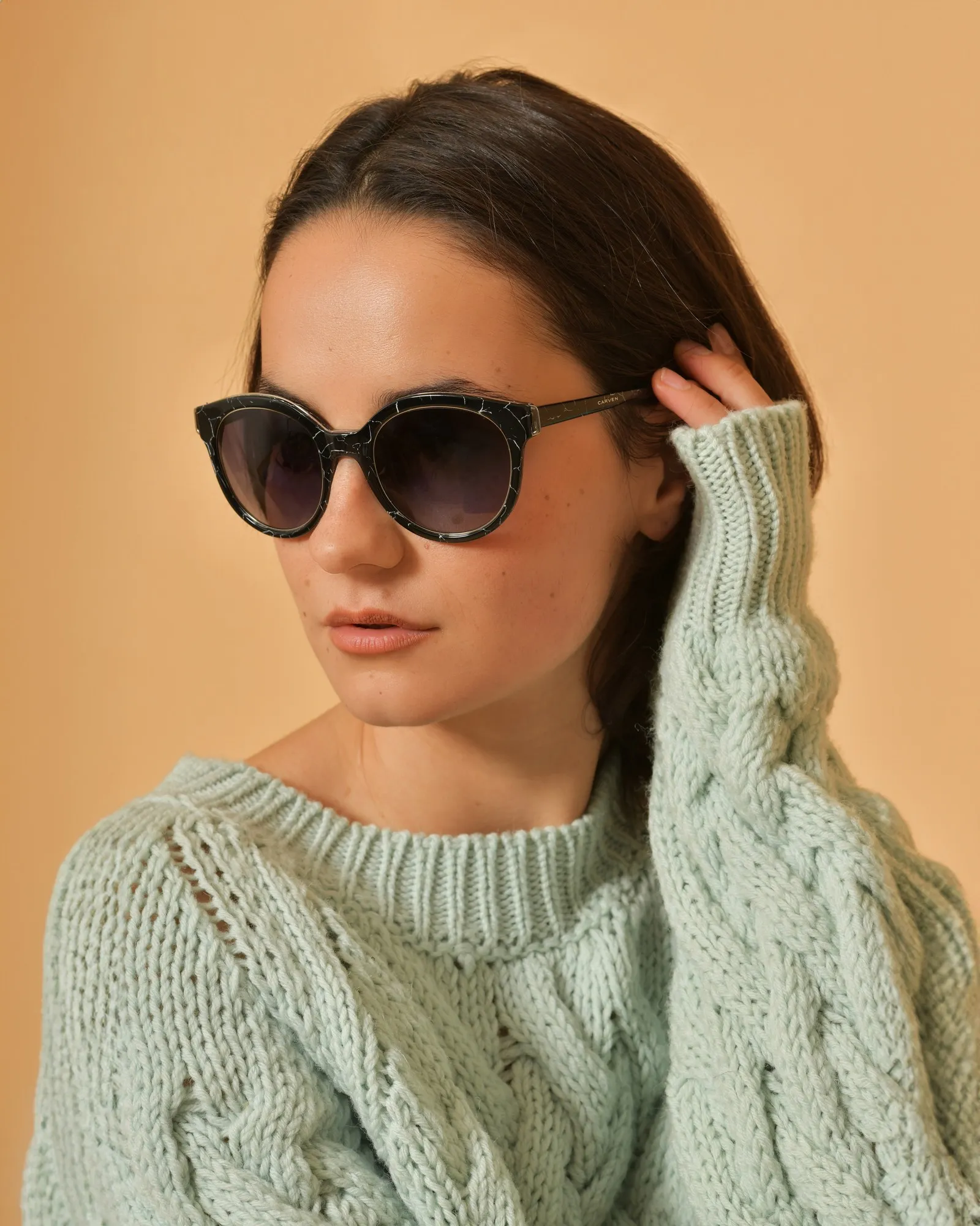 Lunettes de soleil à imprimé Carven 