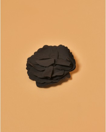 Broche fleur noire Lorena Antoniazzi 