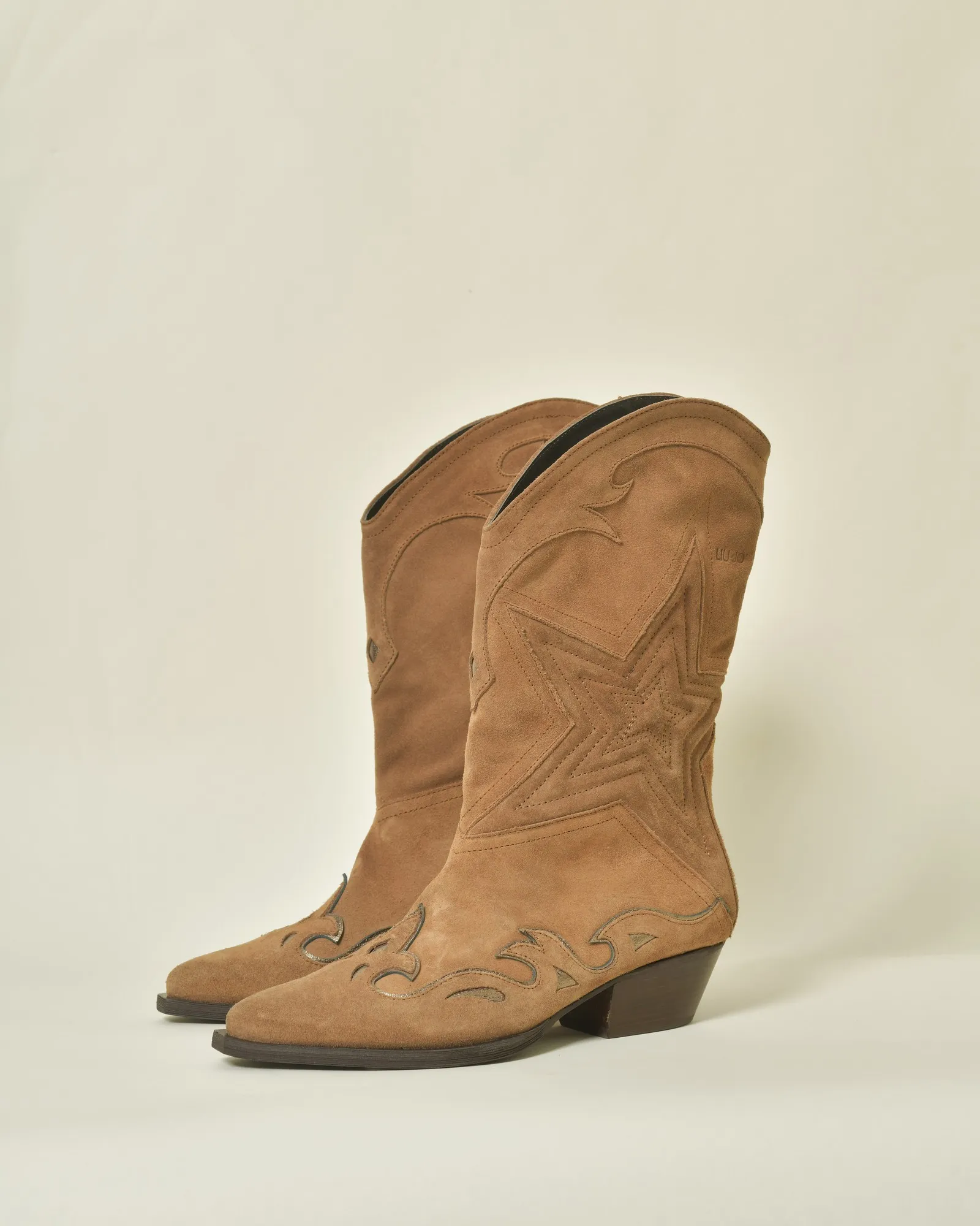 Bottes cowboy en daim Liu Jo 