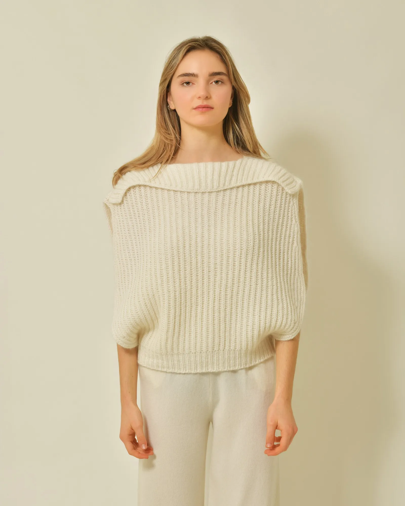 Pull en laine et cachemire mélangé Fabiana Filippi 