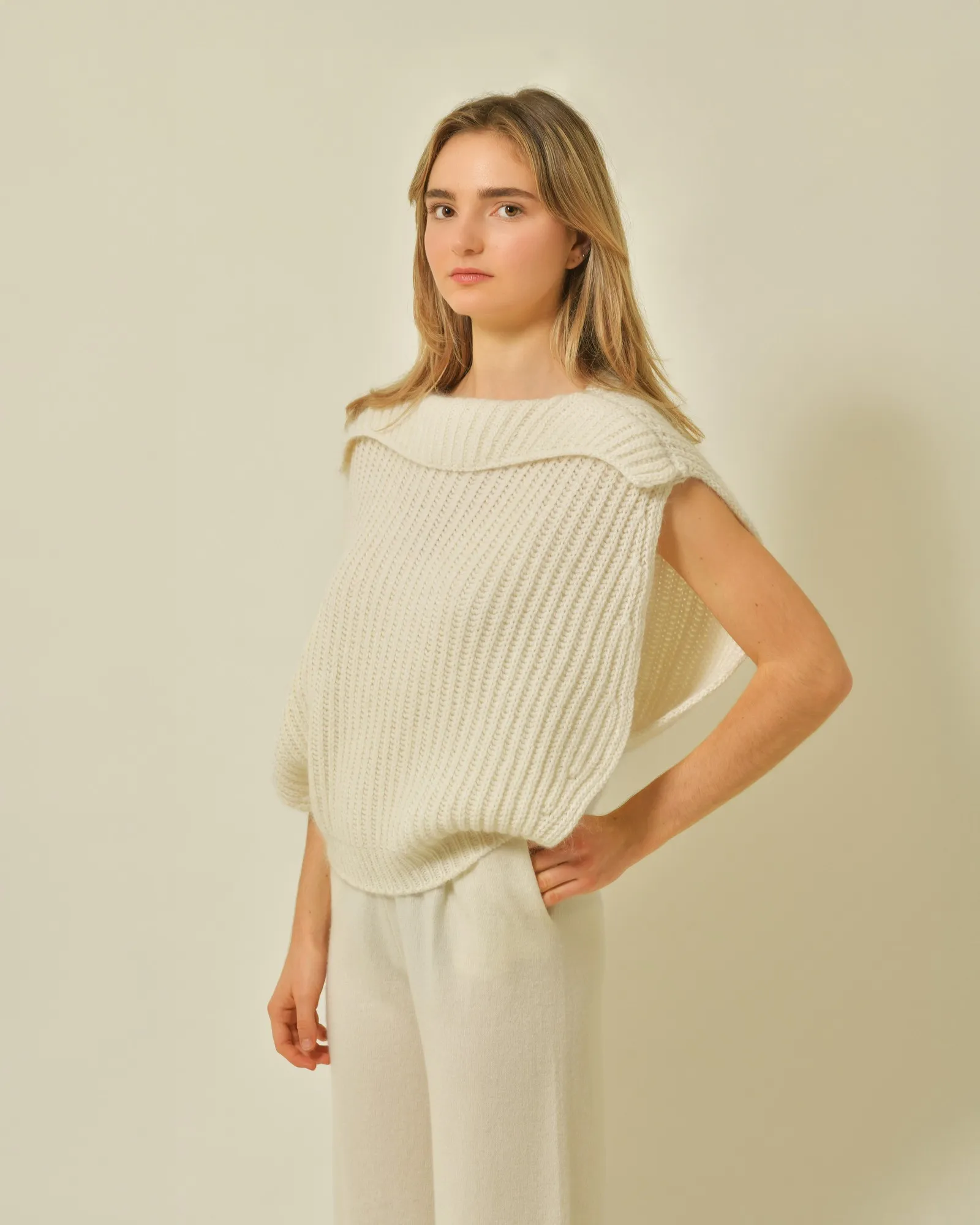 Pull en laine et cachemire mélangé Fabiana Filippi 